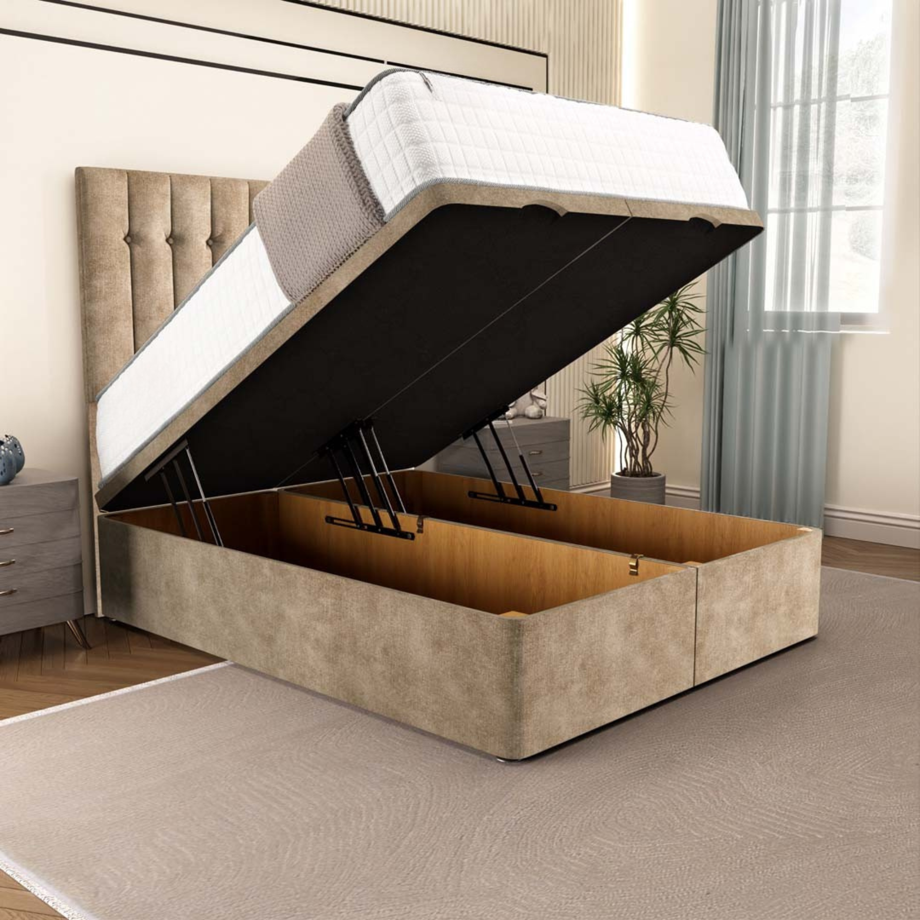 Chicago Ottoman Divan Bed