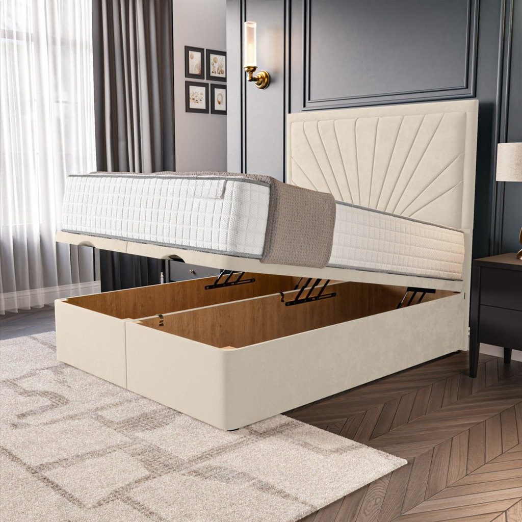 Aurora Sunburst Ottoman Divan Bed