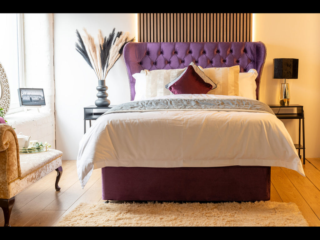 Chesterfield Wing Ottoman Divan Bed