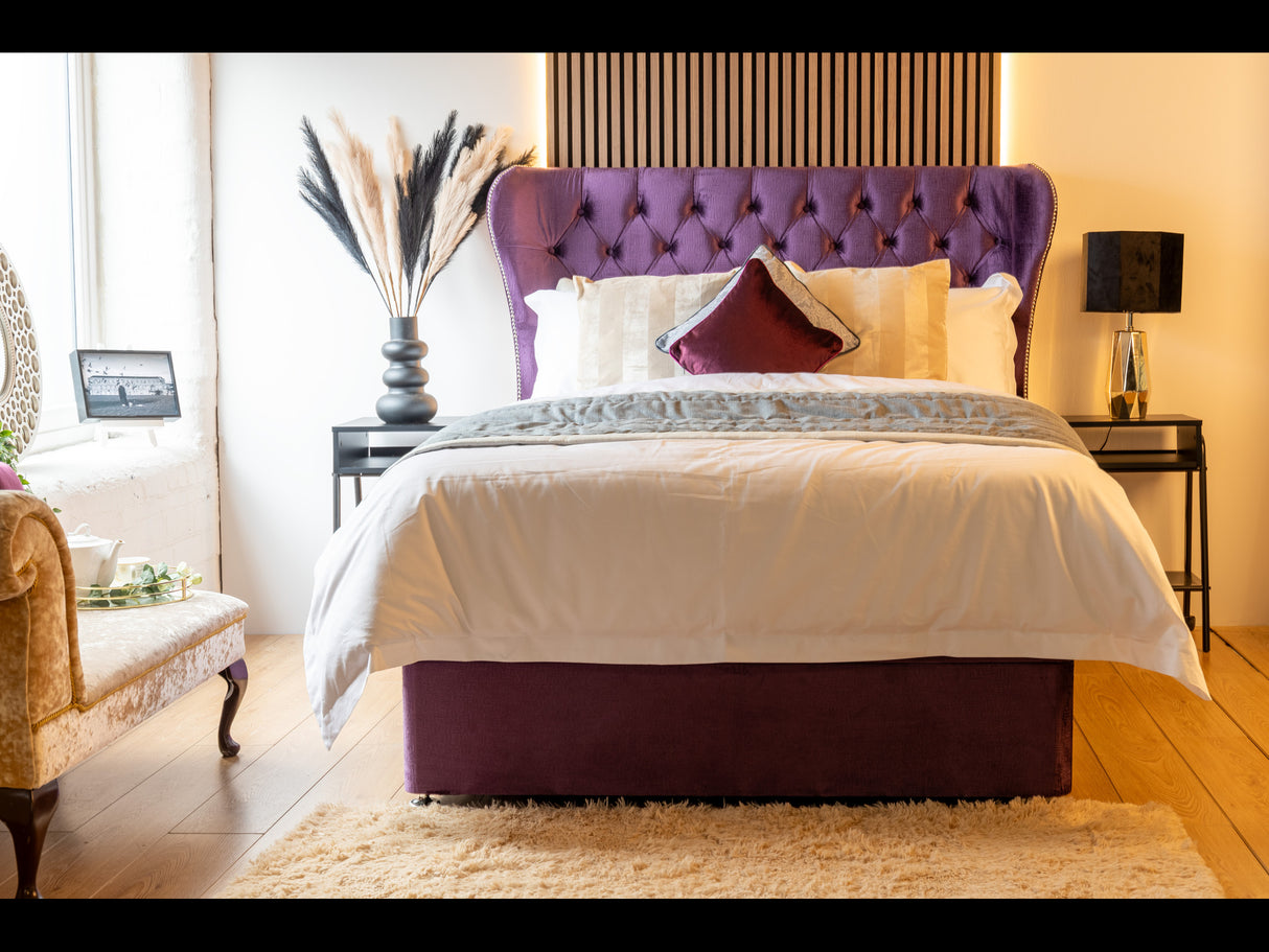 Chesterfield Wing Ottoman Divan Bed