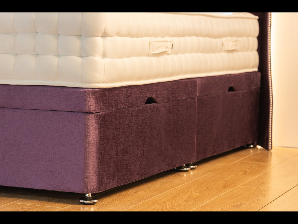 Chesterfield Wing Ottoman Divan Bed