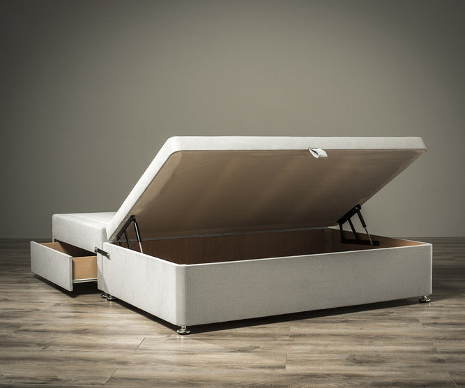 Half Opening Ottoman With Divan Base
