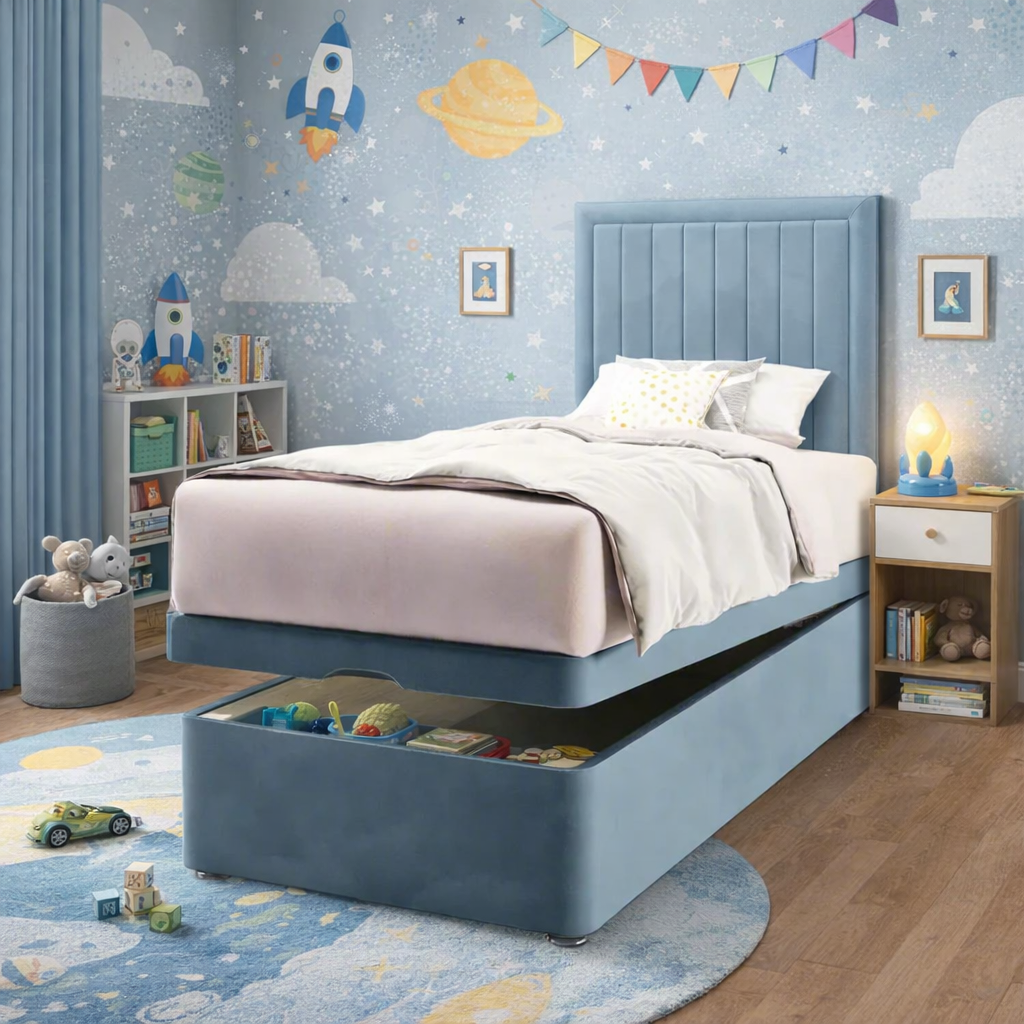 Kids Paris Ottoman Divan Storage Bed