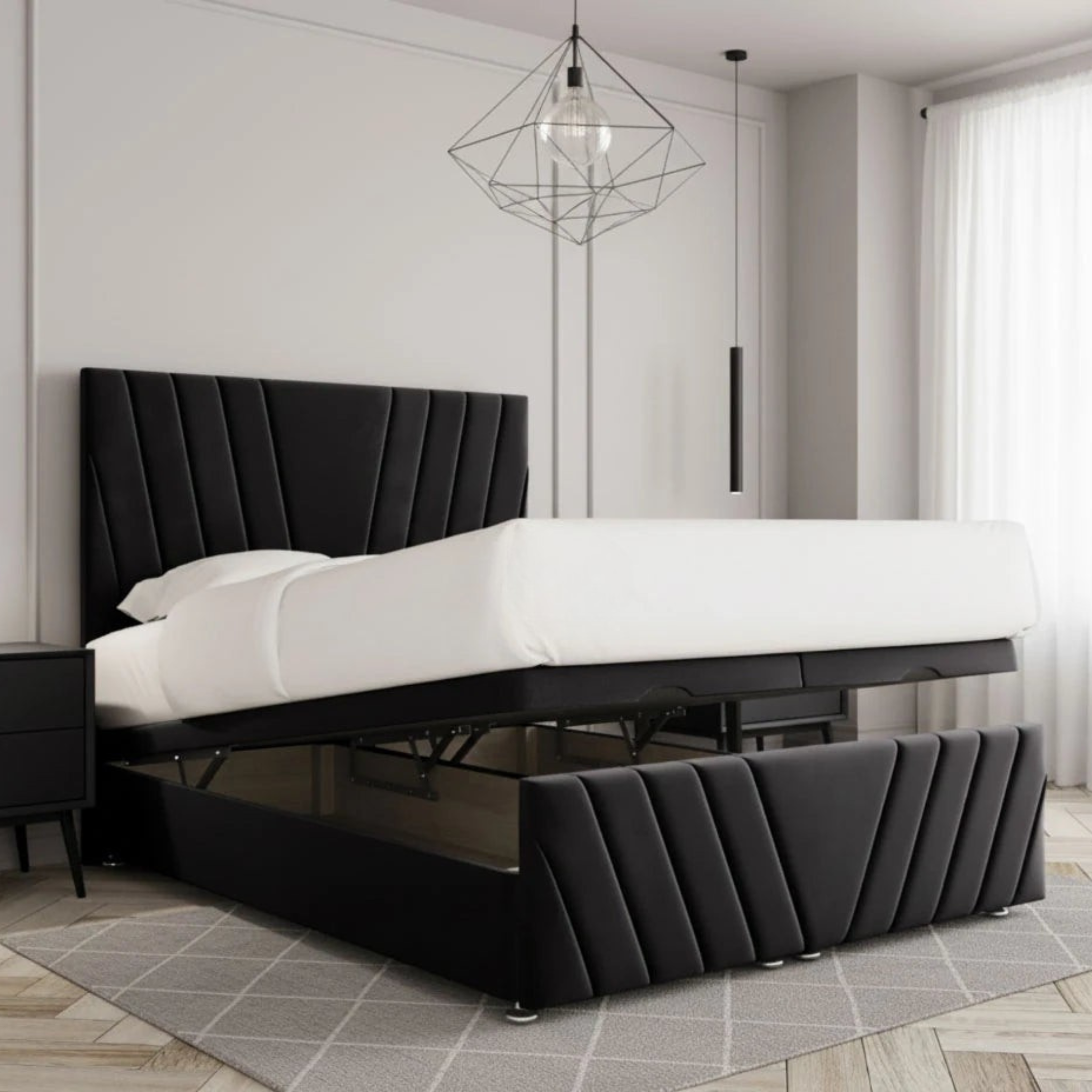 Pearl Ottoman Divan Storage Bed