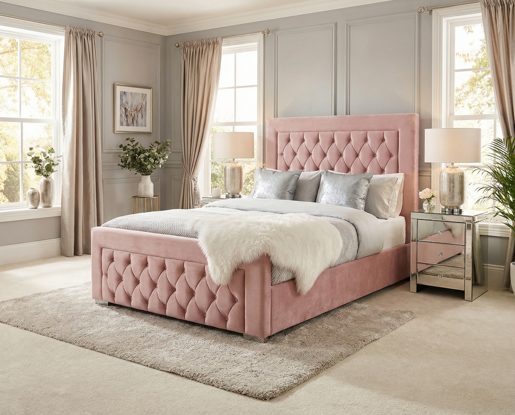 Princess Bed & Orthopaedic Memory Foam Mattress Bundle