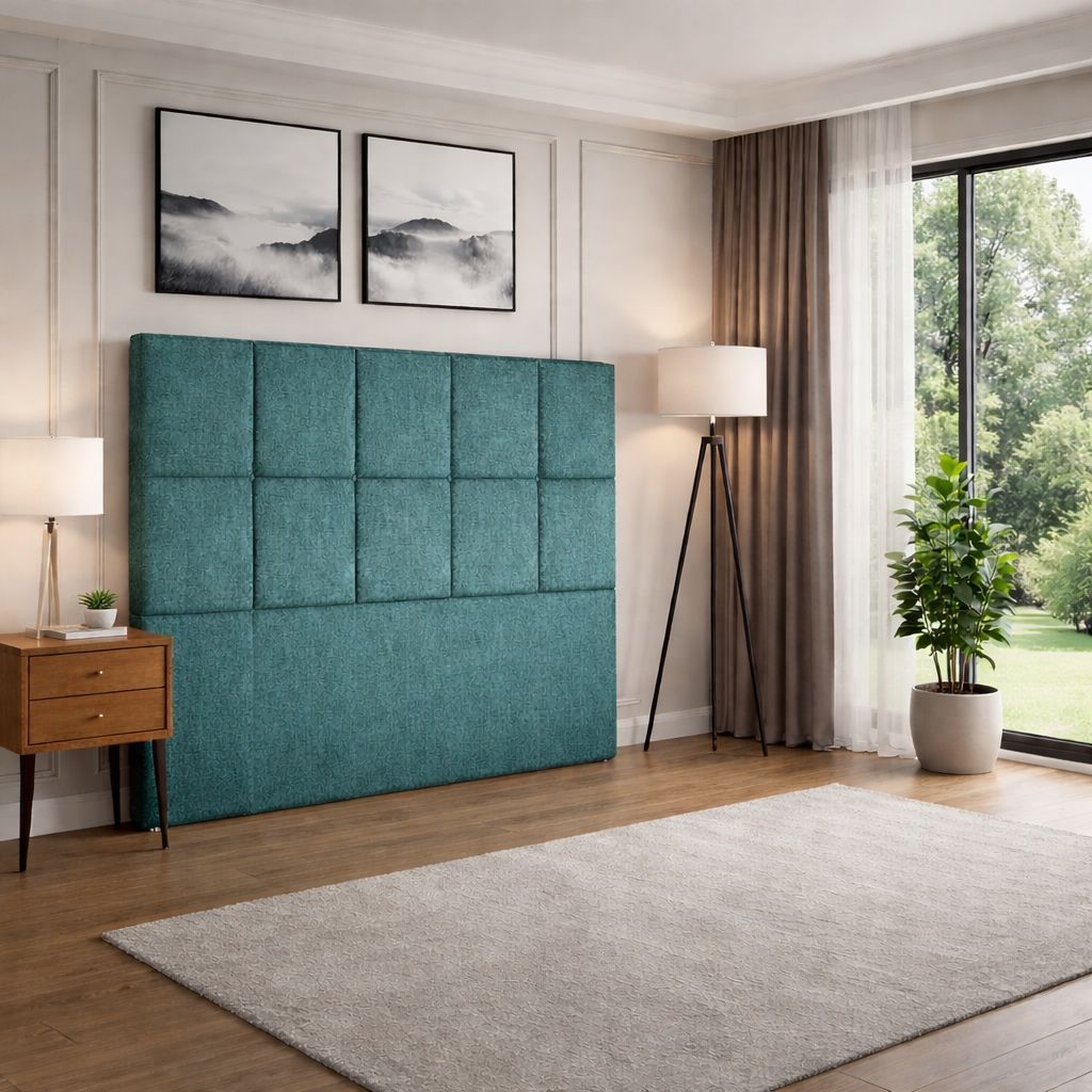 Cube Border Floor Standing Headboard