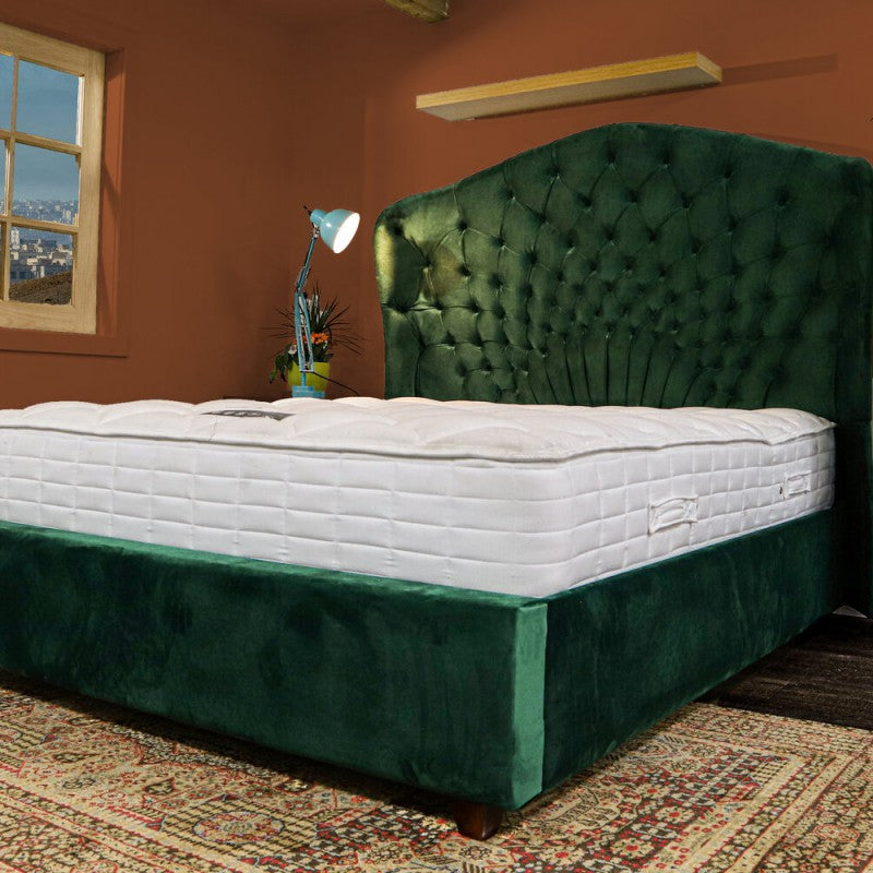 Peacock Upholstered Bed