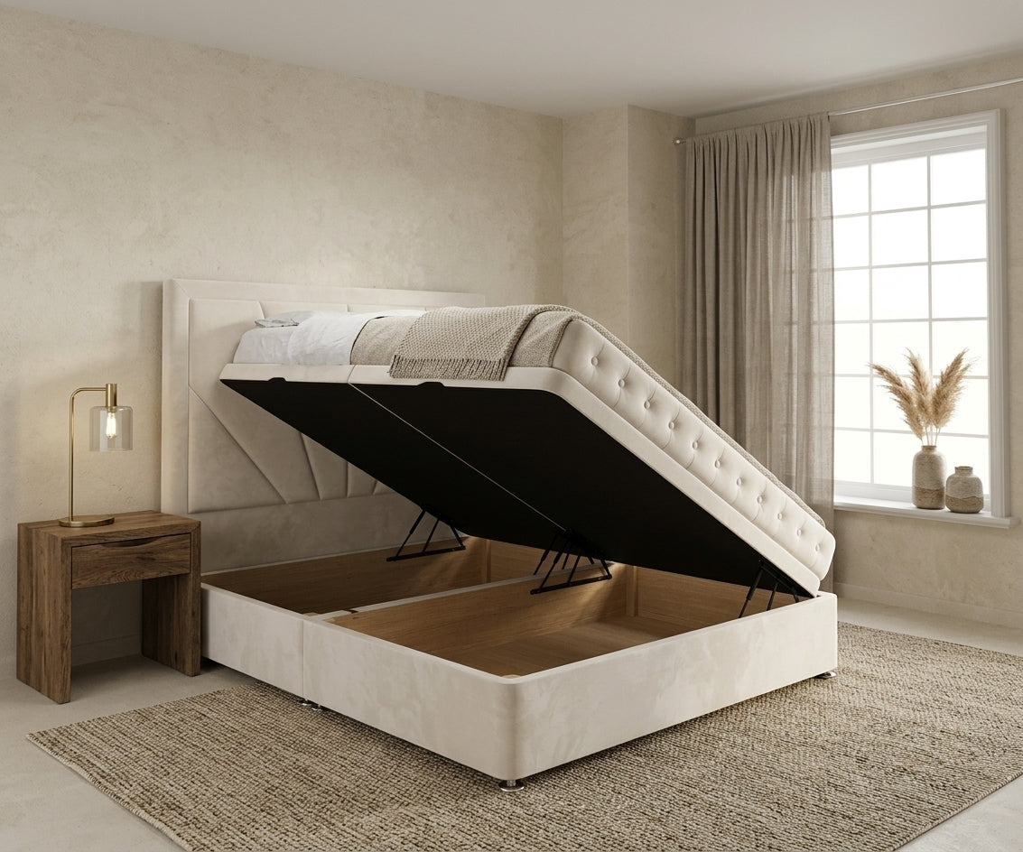 Sunrise Border Ottoman Divan Bed