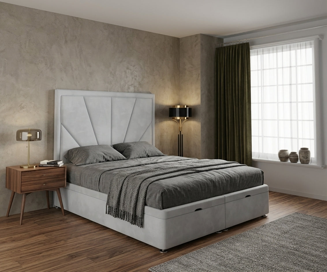 Sunrise Border Ottoman Divan Bed